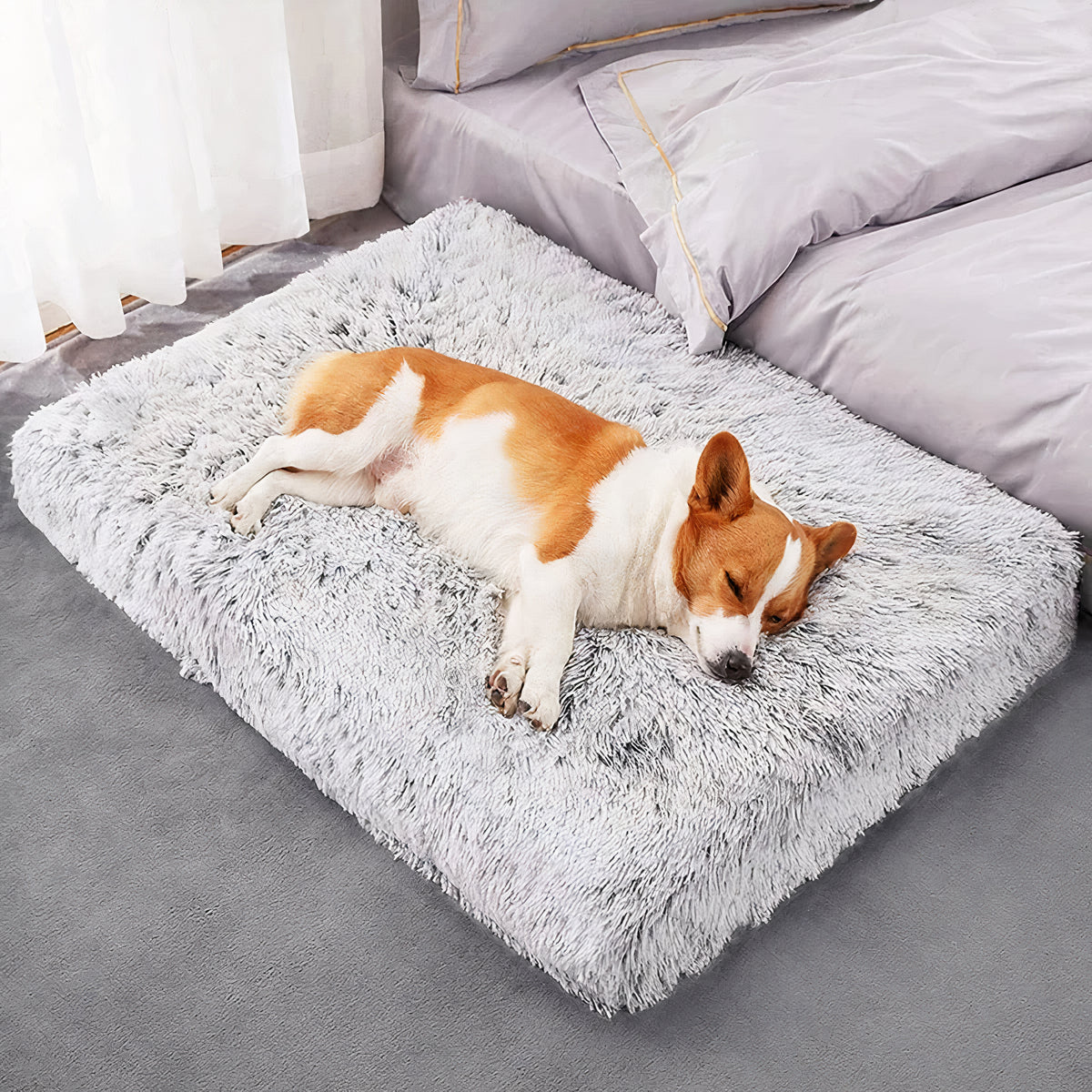 Plush Dog Bed Mat